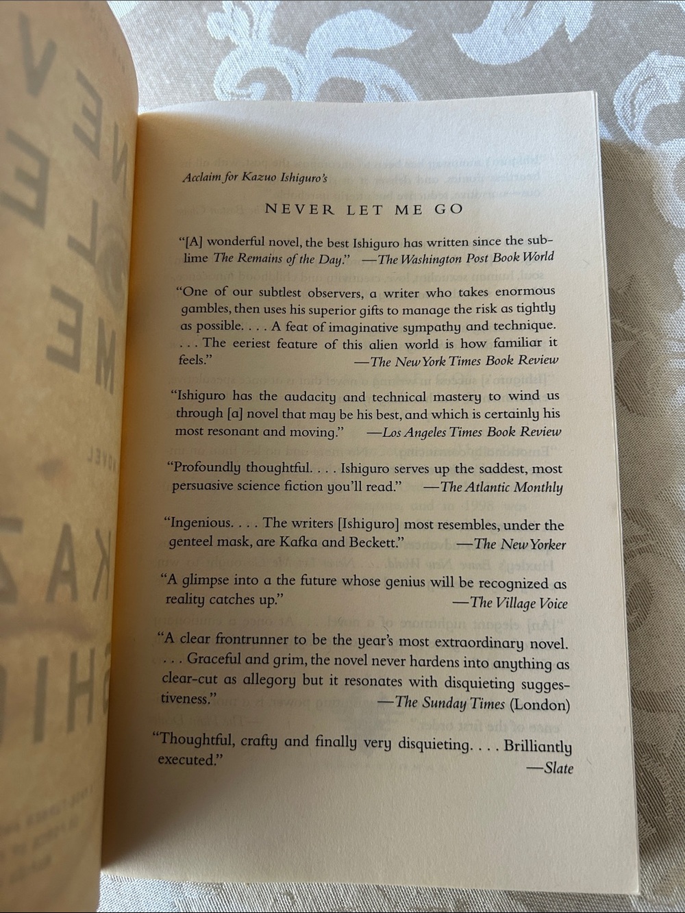 Never Let Me Go~Paperback - Picture 3 of 3